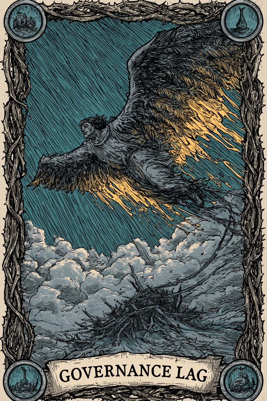 Governance Lag tarot image